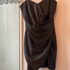 Wayne Cooper black silk dress, size 2